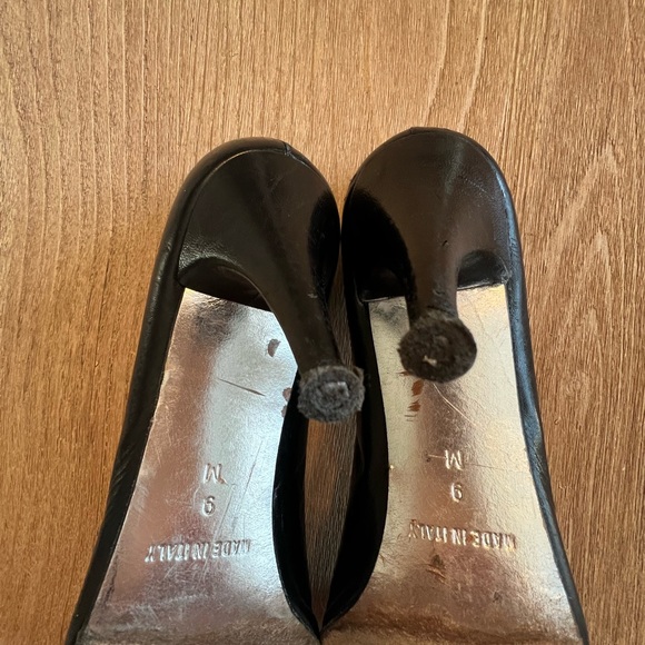 Michael Kors black leather heel pumps - Picture 6 of 7